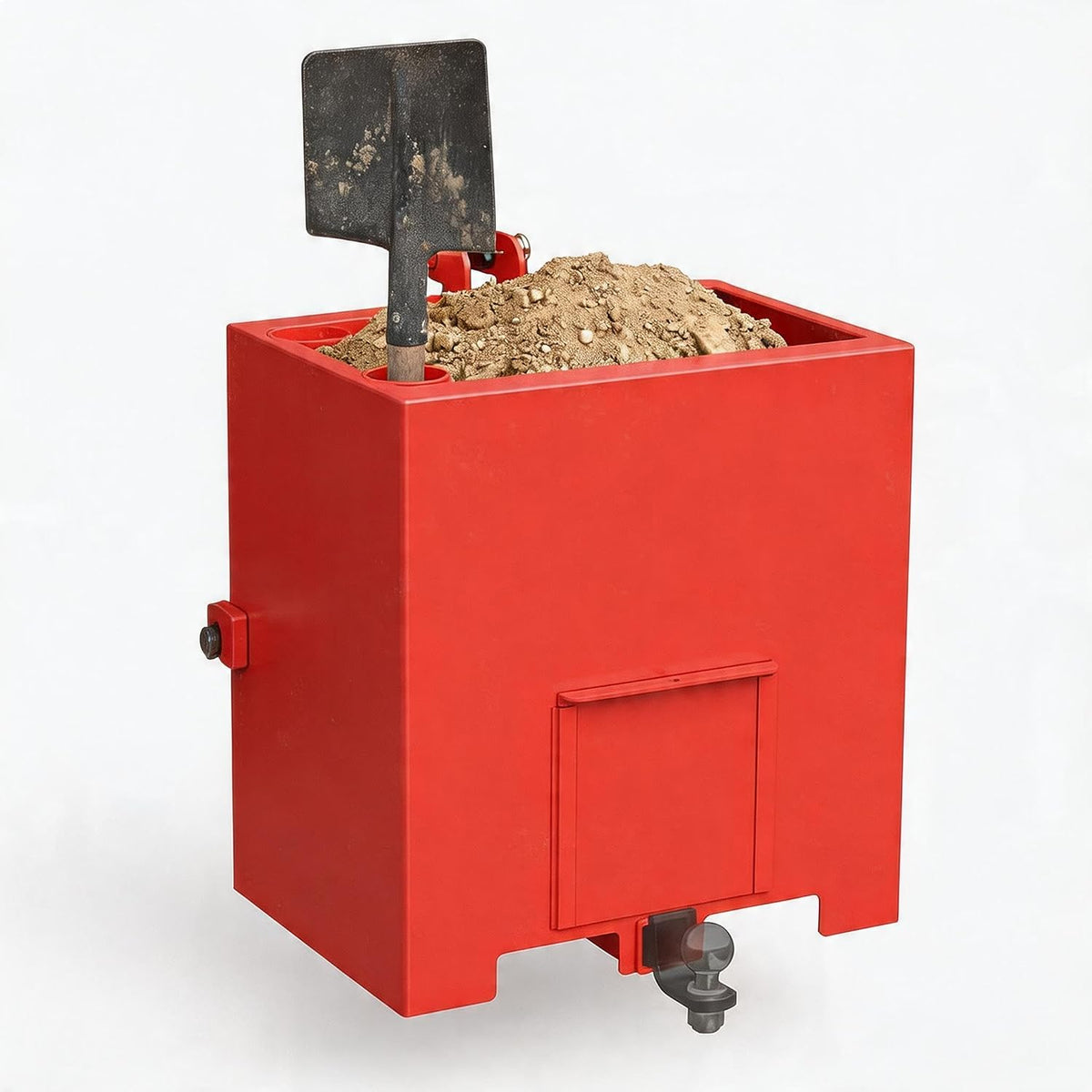 800 lbs Heavy Duty Tractor Ballast Box – Category 1 3-Point Hitch Rear Counterweight with 2" Receiver – Sliding