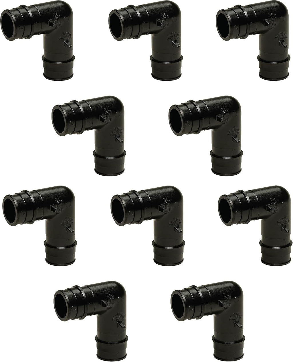 PROCURU 10-Pack, 3/4-Inch 90-Elbow Expansion PEX-A F1960 Plumbing Fitting