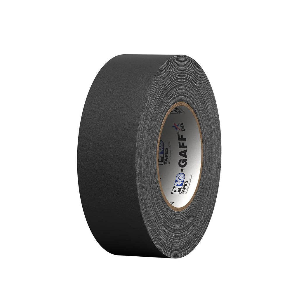 Gaffer Gaffers Tape, 2 in x 55 yd, Black
