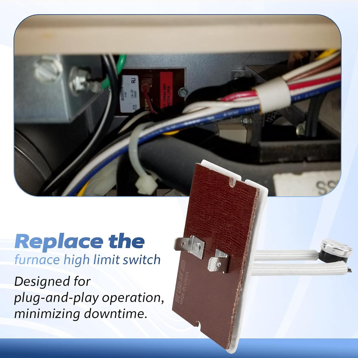S1-02529041005 Replacement for York 3" Furnace High Limit Switch L140