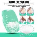 Zinc Infused Silicone Body Scrubber, Quick-Dry Bath Brush