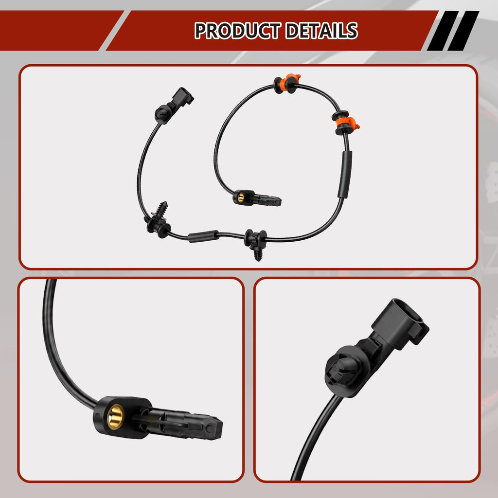 ABS Wheel Speed Sensor 1PCS, Front Wheel Speed Sensors Replacement