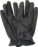 Unisex Tek-Flex Riding Gloves | Durable All-Season Leather Gloves with Touch Screen and Hook & Loop Wrist Closure