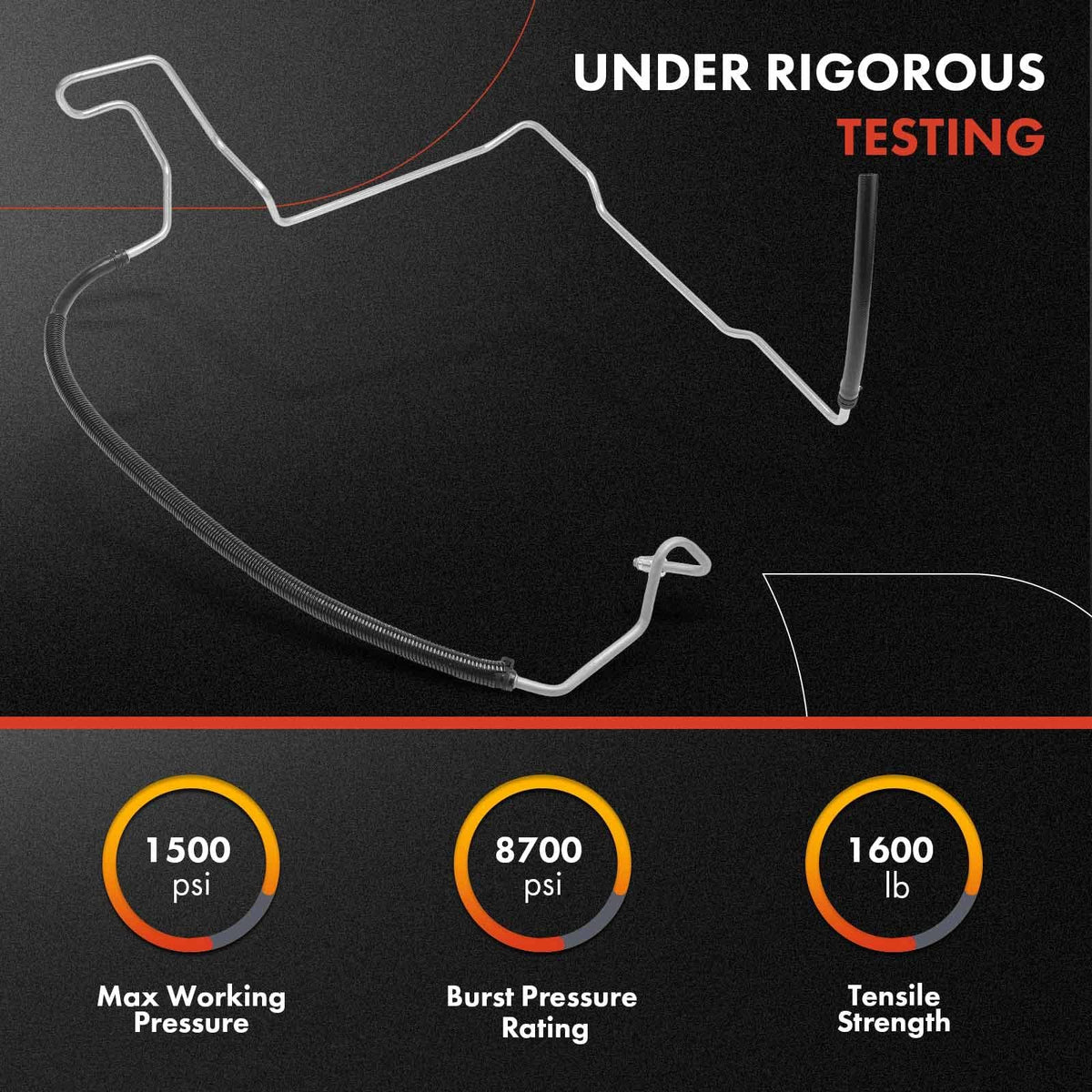 A-Premium Power Steering Return Hose Line Assembly Compatible with Buick
