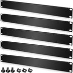 Leinuosen 20 Pcs 1u Blank Rack Panel, 19 Inch Metal Server Filler