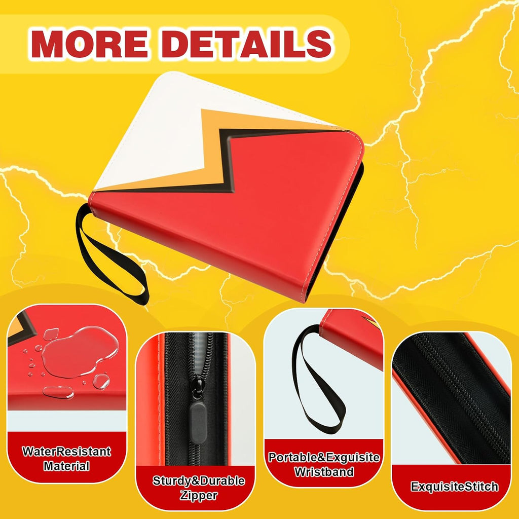 4 Pocket Trading Card Binder, 400 Cards Holder Album
