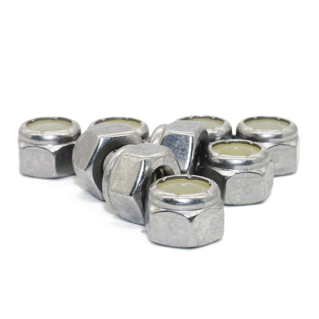 Fullerkreg 1/4-20 Nylon Insert Hex Lock Nuts, 50Pcs