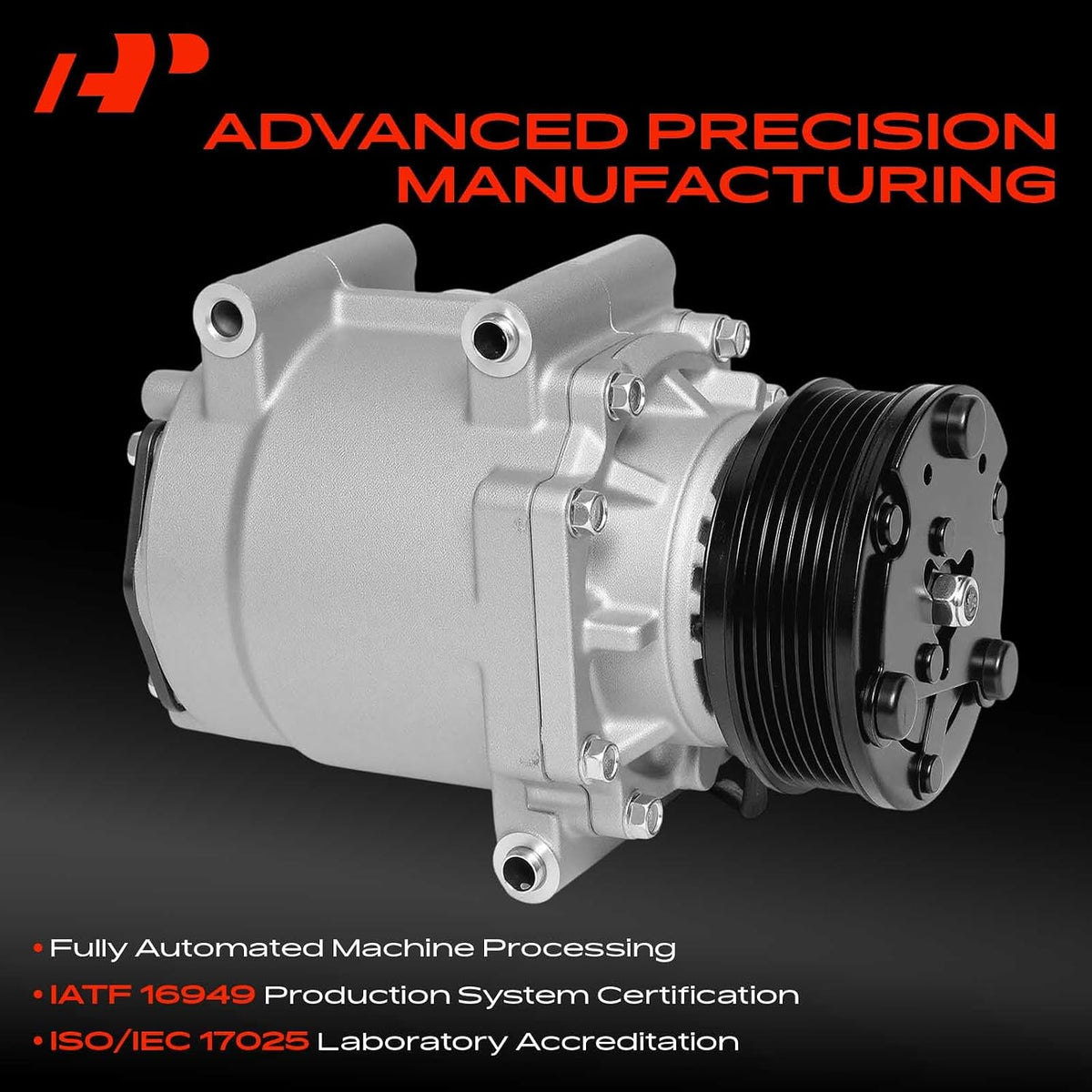 A-Premium Air Conditioner AC Compressor with Clutch Compatible with Saturn