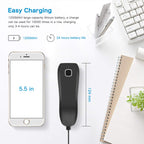 Mini Barcode Scanner Bluetooth Compatible, Portable Bar Code Reader