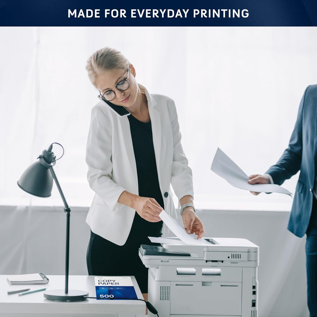 Printer Paper - 8.5 x 11 White Letter Size Copy Paper, 1 Ream 500 Sheets 20 lb Printing Paper for Documents Writing