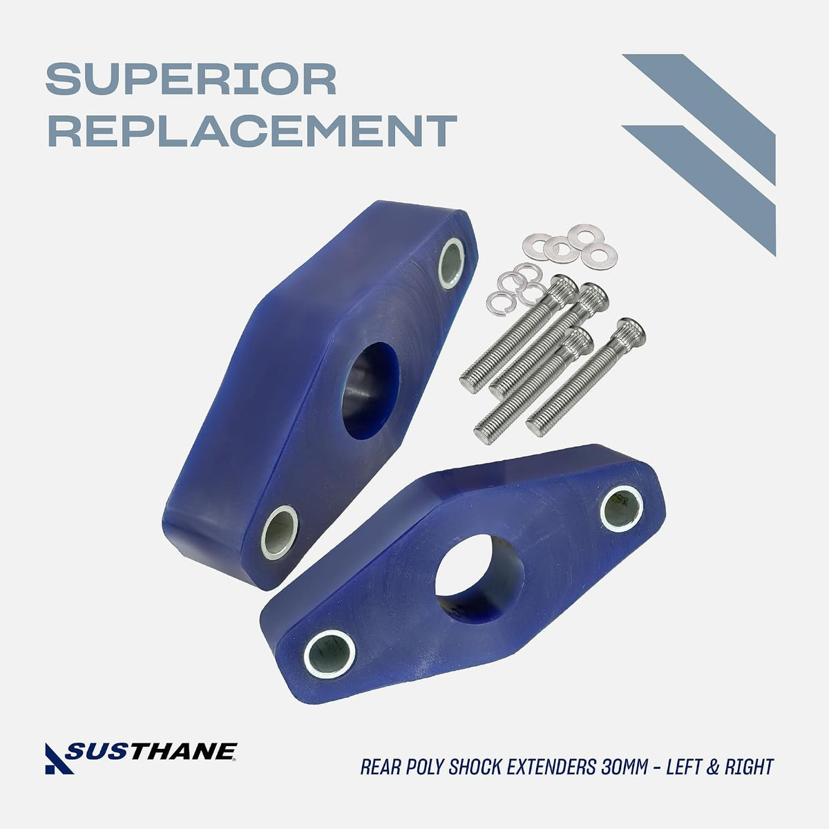 AUTOACER - Complete Leveling Lift Kit 30mm /1.2" - Front Strut Spacers, Rear Coil Springs Spacers & Rear Shock Extenders 6 Pcs in High-grade Polyurethane PU Compatible with ESCAPE Year 2013-2019