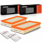 A-Premium 2-PC Engine Air Filter Compatible with Ford