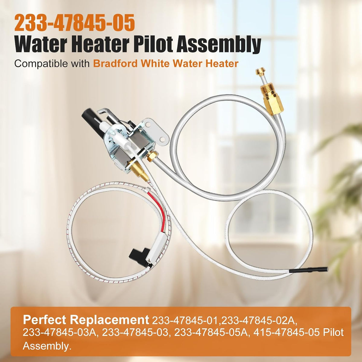 233-47845-05 Water Heater Pilot Assembly for Bradford White Water Heater