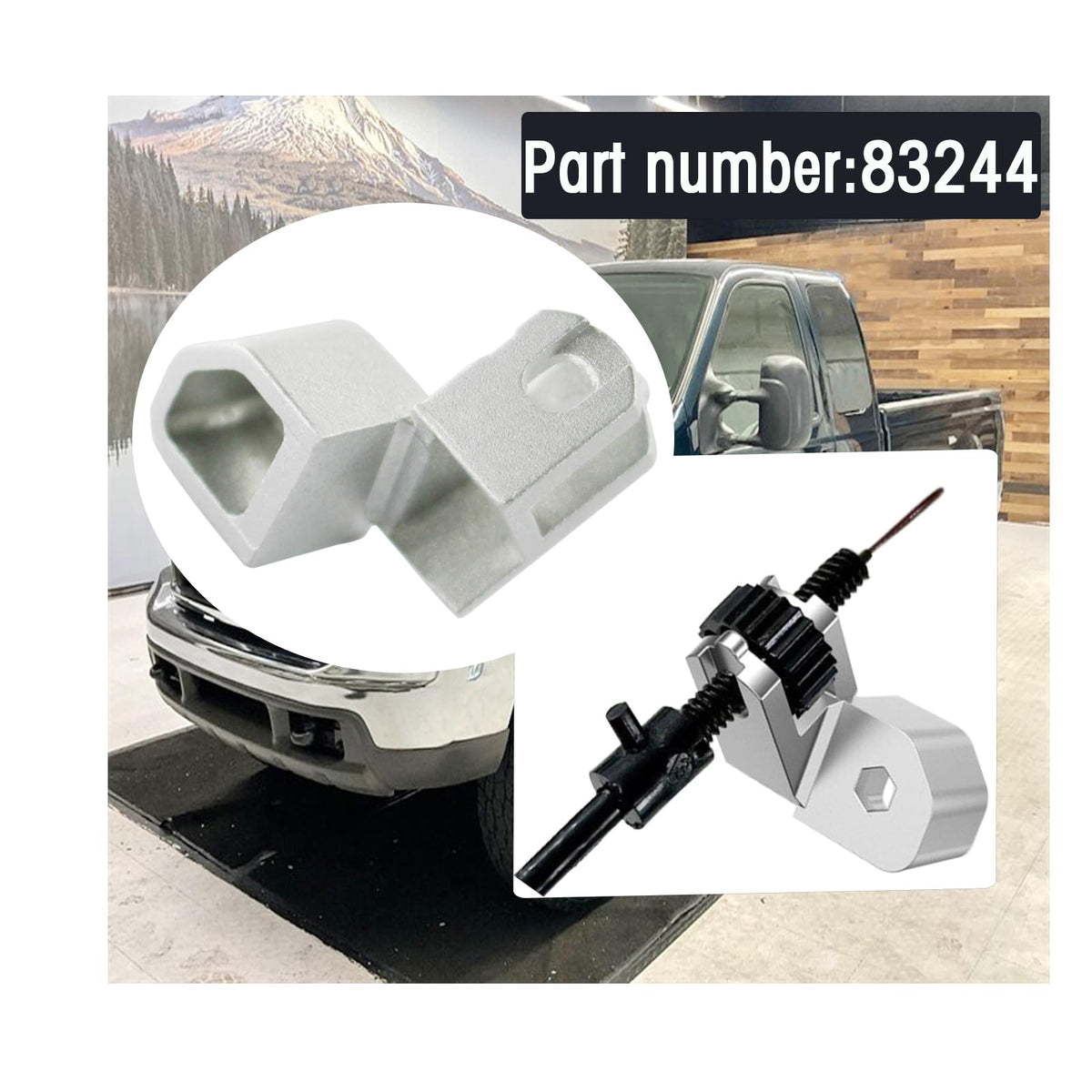 83244 Shift Indicator Cable Bracket for Ford 1996-2005 F150-F550 E150-E450