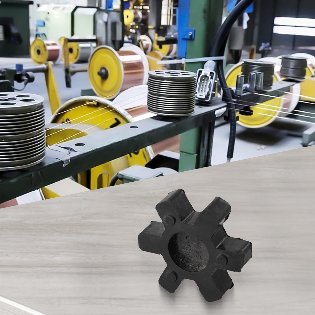L099 L100 Rubber Spider Insert for L-Jaw Coupling 2.5in