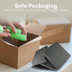 1" Thick x 24" Wide x 96" Long Charcoal High Density Foam, Ideal for Foam Padding, Seat Replacement, Chair Cushion