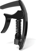 NS Tri-Action Guitar Capo, Black | D'Addario capos provide secure, buzz-free performance, precise tension control and