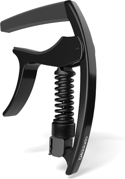 NS Tri-Action Guitar Capo, Black | D'Addario capos provide secure, buzz-free performance, precise tension control and