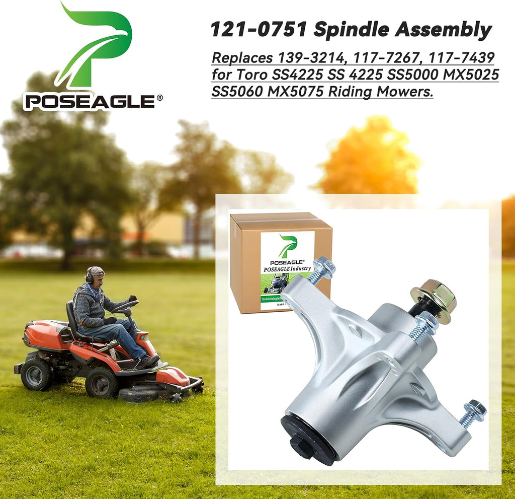 139-3214 Spindle Assembly Kit for Toro SS5000 SS4225 SS4235 Mowers