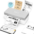 Shipping Label Printer Bluetooth 4x6 Thermal Label Printer, White
