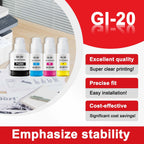 GI-20 GI20 Ink Refill Bottles Replacement for Canon GI-20 Ink