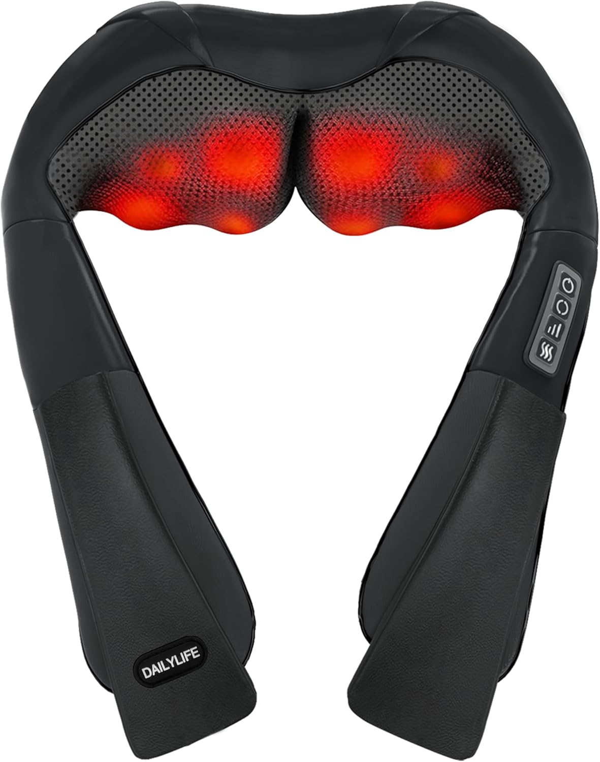 Neck Massager with Heat, Electric Back Massager for Pain Relief Deep Tissue, Massager for Neck Pain, Shoulder, Waist