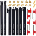 1/2" 12mm Indexable Lathe Turning Tool 21Pcs Kit for Turning