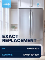 Refrigerator DC Motor Assembly Replacement EAU64824809 AP7178303 Compatible with LG Kenmore French Door Refrigerators LRFDS3006D LRFDC2406S & More