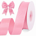 25yds 1 Inch Pink Grosgrain Ribbon Gift Wrapping Ribbon