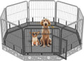 Dog Playpen Bottom Pad Fits for 24 Inch 8 Panels Metal Exercise Pet Playpen, Dog Crate Pad Puppy Playpen Pad, Elastic