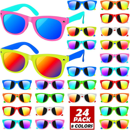 Kids Sunglasses Bulk,Toddler Sunglasses with UV400 Protection Kid Sunglasses Party Favors for Boys Girls Age 3-8