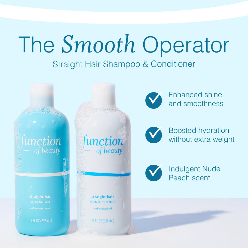 Straight Hair Shampoo & Conditioner Set - Anti-Frizz