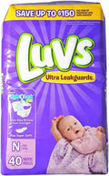 Newborn Ultra Leakguards Diapers, 40 Count