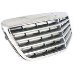 Garage-Pro Grille Assembly for MERCEDES BENZ E-CLASS 07-09 Chrome Shell/Ptd-Gry Insert Sedan/Wagon