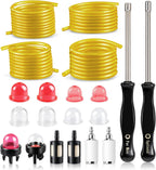 GoaMotors 4 Size 4 Feet Long Small Engine Fuel Line Hose Primer Bulb Kit