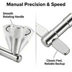 Drum Key Set with Drill Bit Adapter, Speed Standard Keys Chrome