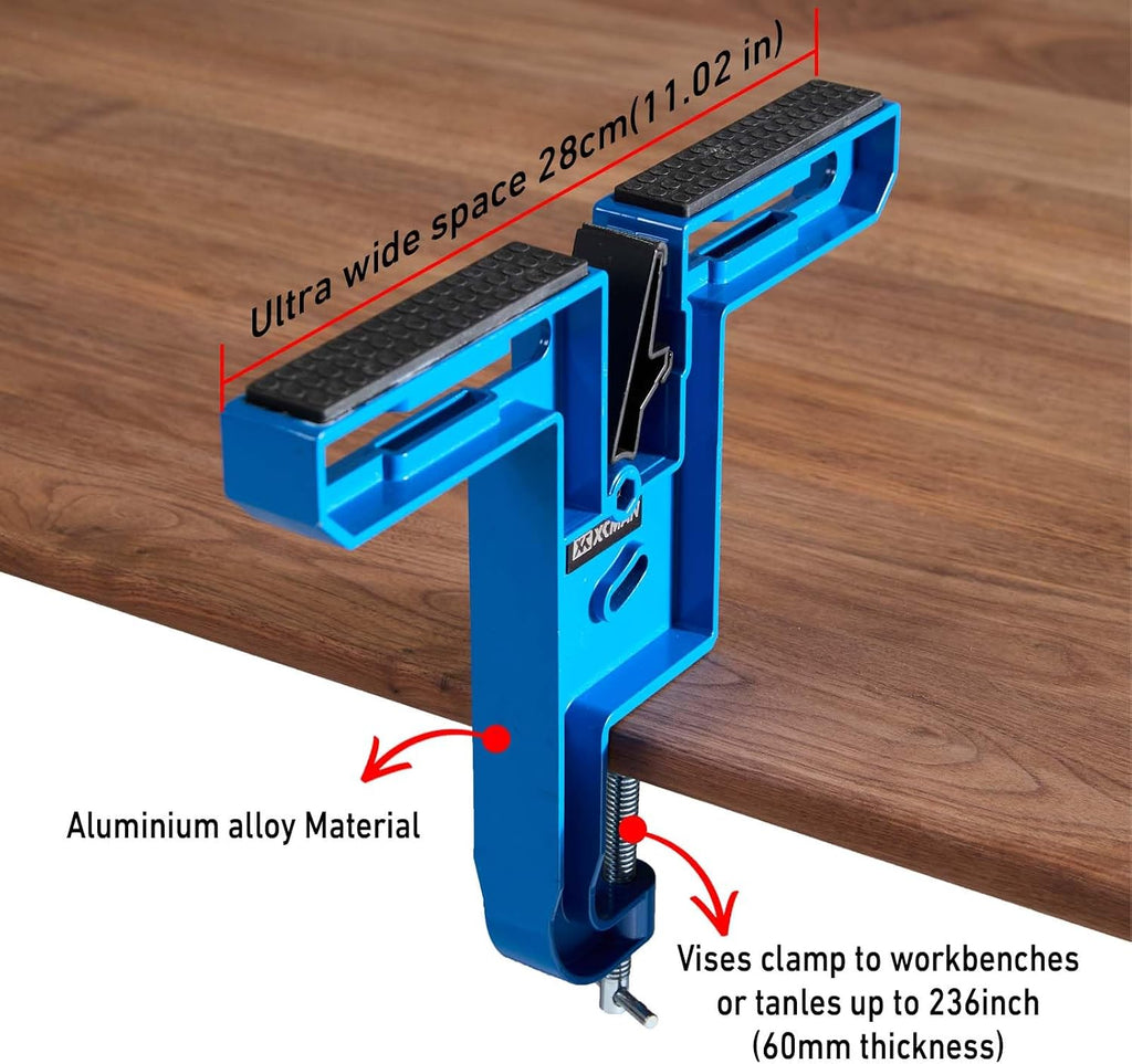Ski Snowboard Vise for Tuning and Waxing Durable and Stable - Aluminium Material