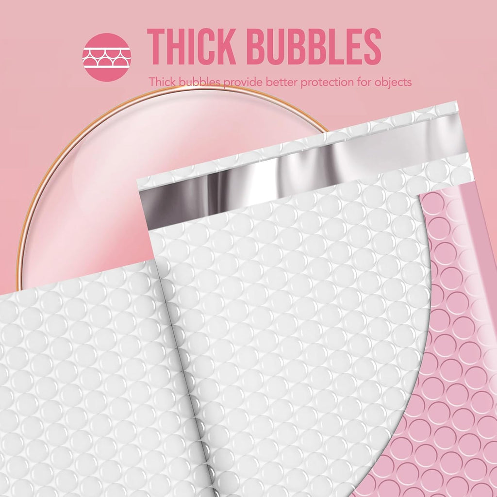 Large Bubble Mailers 10.5x16 Inch 40 Pack Thick Padded Envelopes