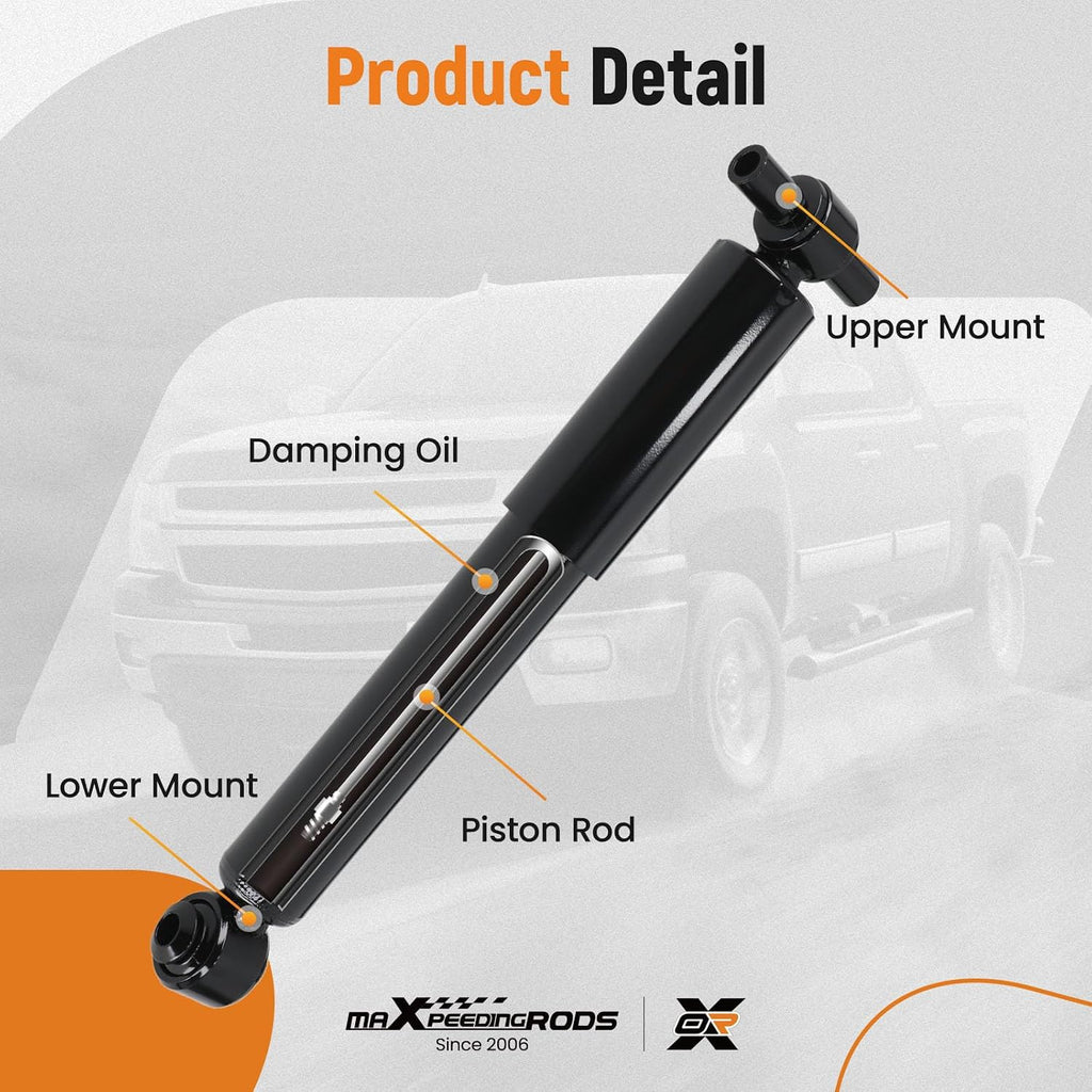 maXpeedingrods 2Pc Rear Shock for Chevy Traverse 2009-2017