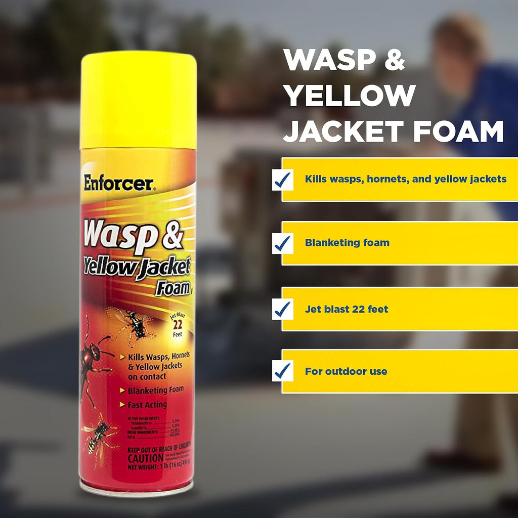 Wasp and Yellow Jacket Foam V - 16 oz (Case of 12)