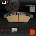 A-Premium Front Ceramic Brake Pads Compatible with Toyota