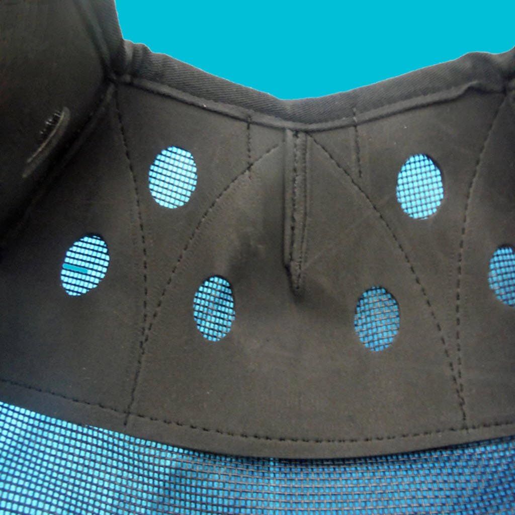 EquiVizor 95% UV Eye Protection (XL) Horse Fly Mask with Nose - Insects, Dust, Debris, Uveitis, Corneal Ulcer, Light