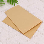 Vintage Kraft Paper Letter Sheets, 100 Sheets A4 Blank Writing