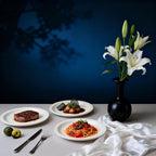 Stoneware Narrow Rim Commercial Grade Dinnerware, America White, Plate 7.25", Case of 36