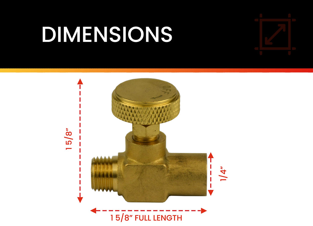 Hot Max 24209 Brass Replacement Needle Valve