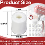 15 Pcs 4161530 & 9709707 Mixer Feet, Compatible with KitchenAid 90/45/75
