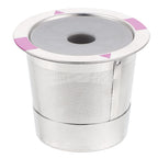 Reusable Coffee Filter Cup with Lid, Stainless Steel Mesh for Espresso