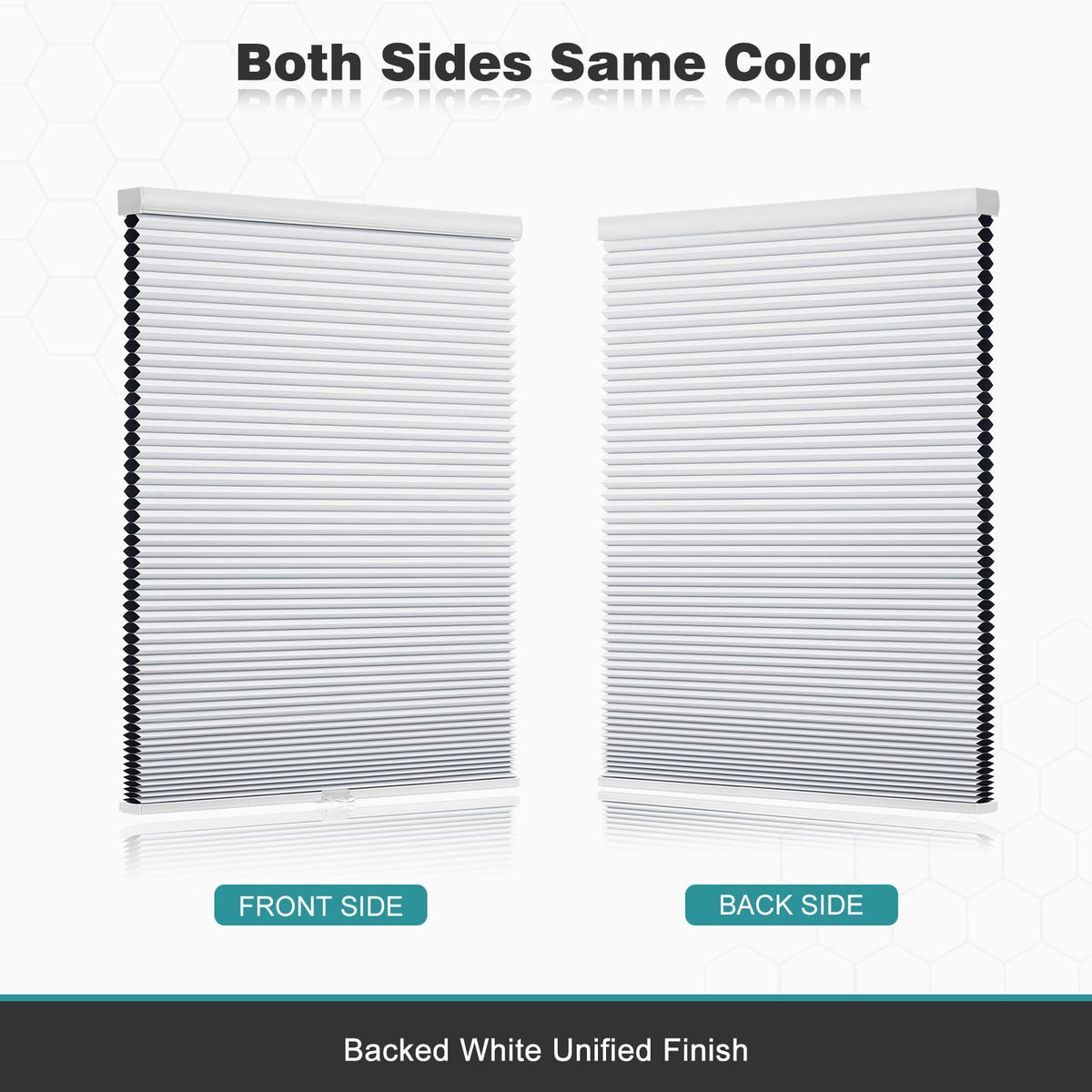 Cordless Cellular Shades,Blackout Honeycomb Shades for Windows,Pull Down Pleated Blinds,Easy to Install for Indoor