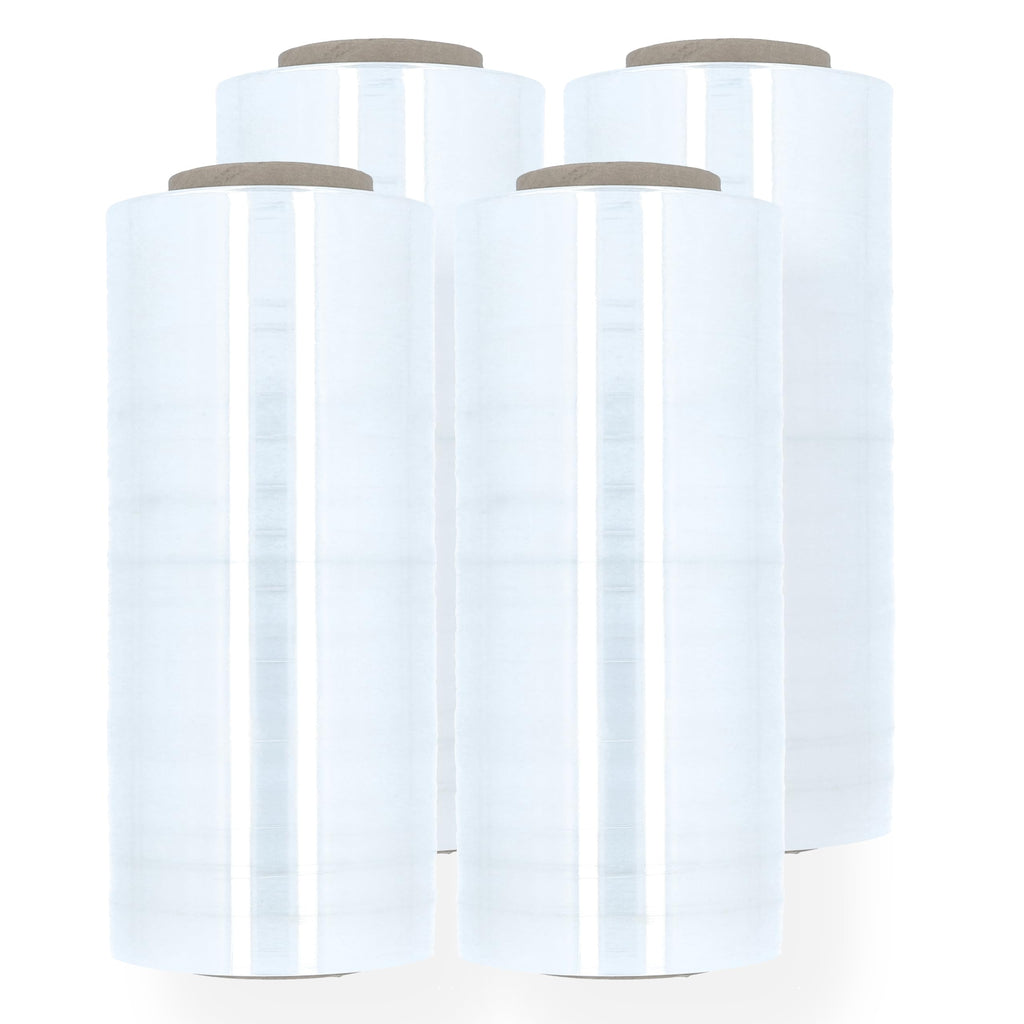 Shield Clear Wrap Stretch Wrap, 4 Pack, 18 Inch x 1000 Feet, 120 Gauge