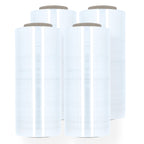 Shield Clear Wrap Stretch Wrap, 4 Pack, 18 Inch x 1000 Feet, 120 Gauge